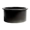 Alfi Brand Black Matte Round 18" x 18" Undermount / Drop In Fireclay Prep Sink ABF1818R-BM - alternate 5